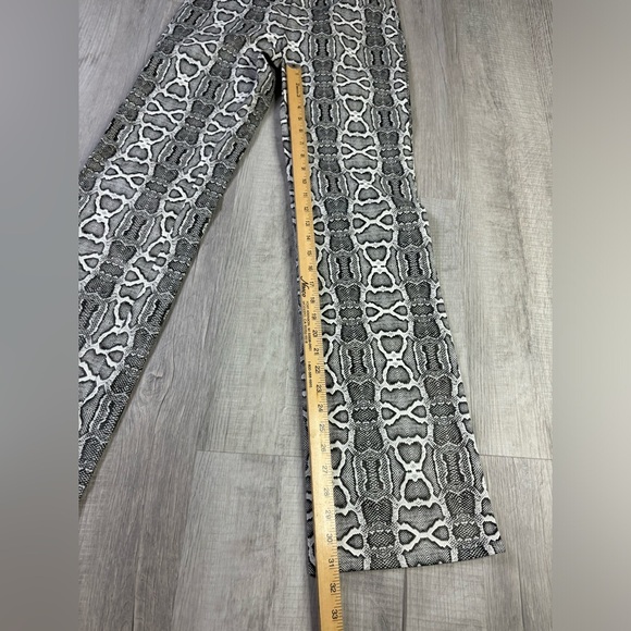 I.AM.GIA Black & White Snake Print Faux Leather Pants Size XS - Picture 5 of 6